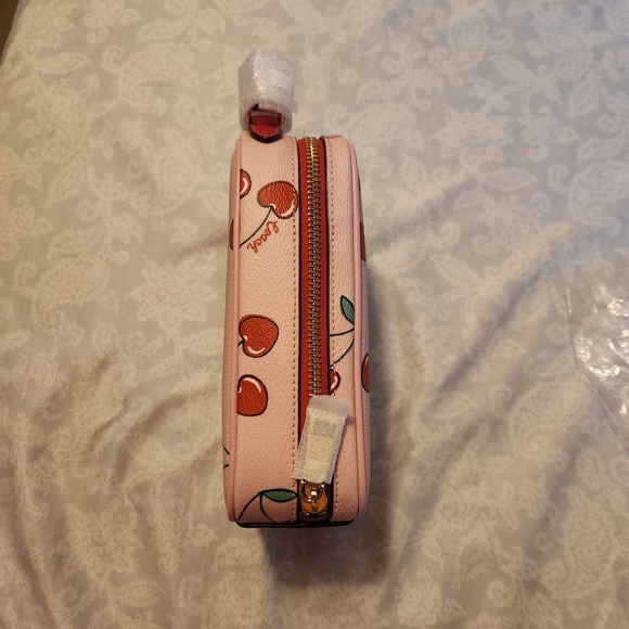 Coach Pink Cherry Print Crossbody Bag - Picture 3 of 9
